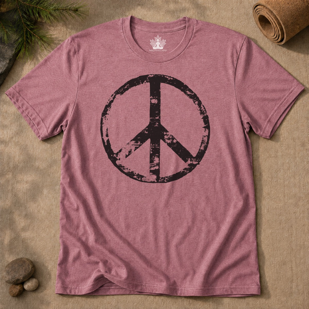 Retro Peace Symbol Men Tee