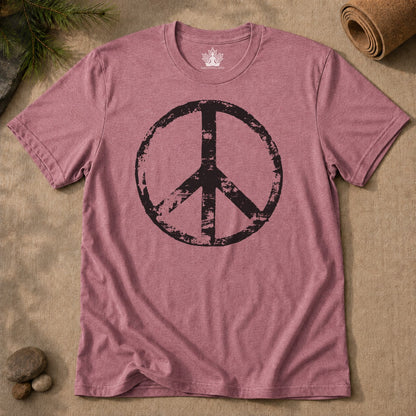 Retro Peace Symbol Men Tee
