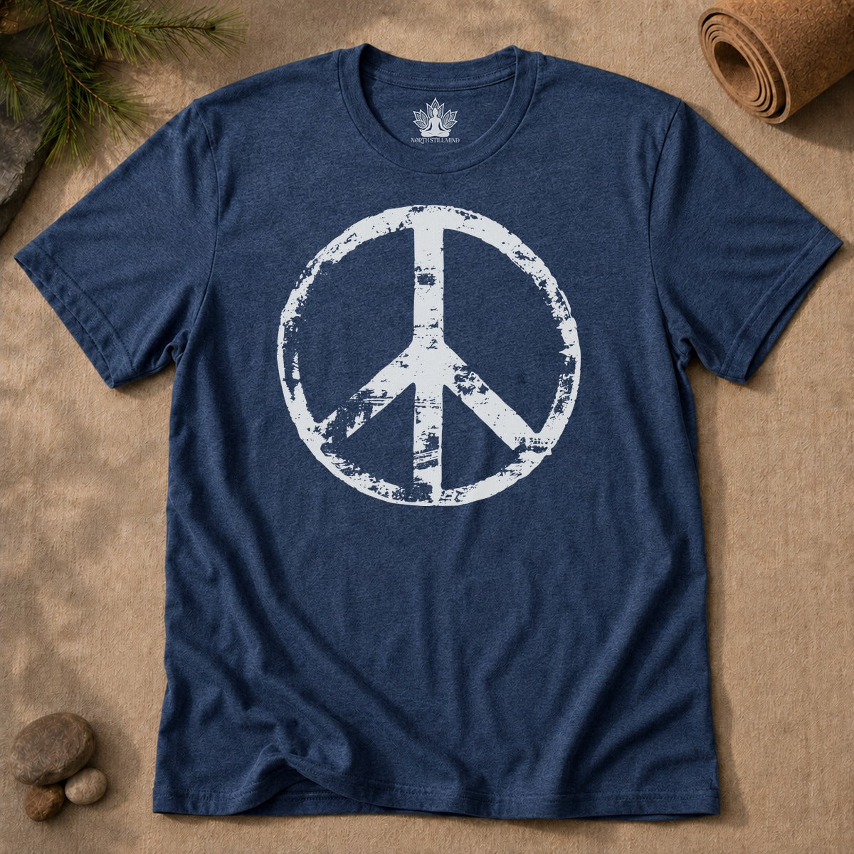 Retro Peace Symbol Men Tee