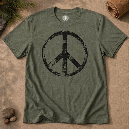 Retro Peace Symbol Men Tee