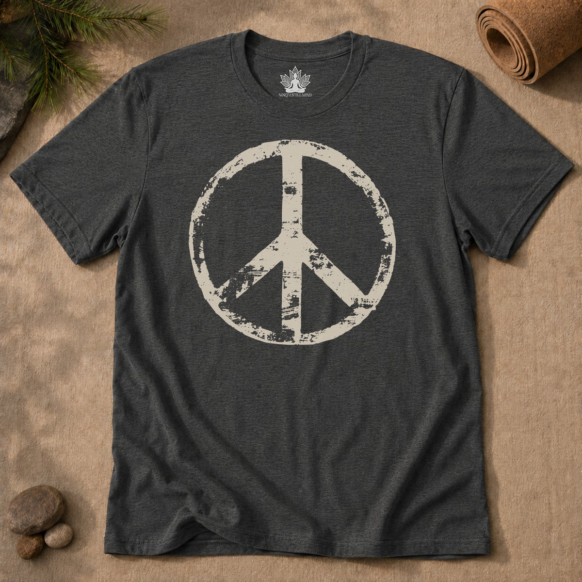 Retro Peace Symbol Men Tee