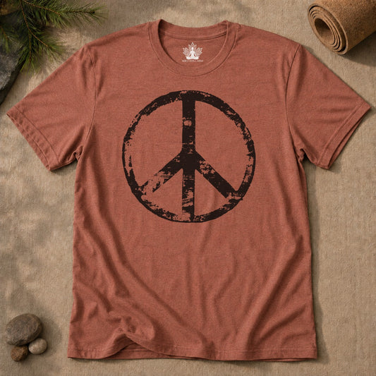 Retro Peace Symbol Men Tee