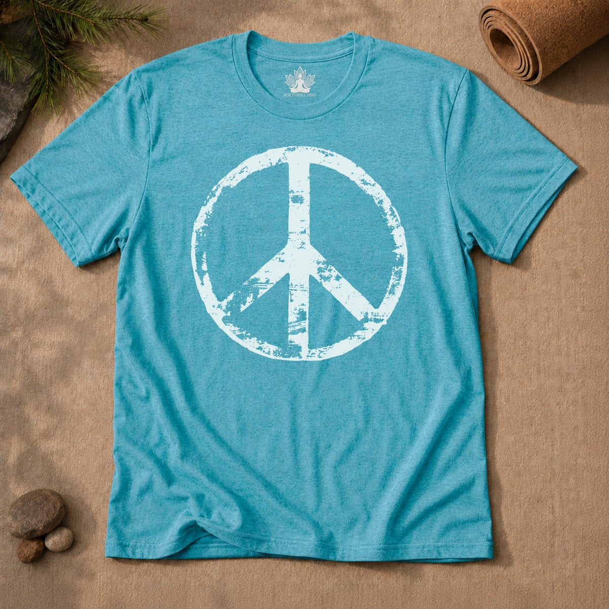 Retro Peace Symbol Men Tee