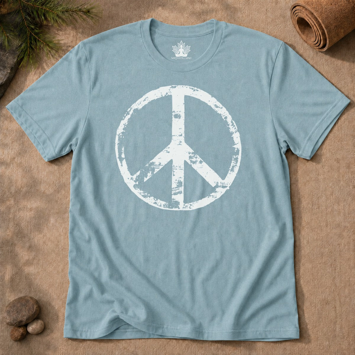 Retro Peace Symbol Men Tee