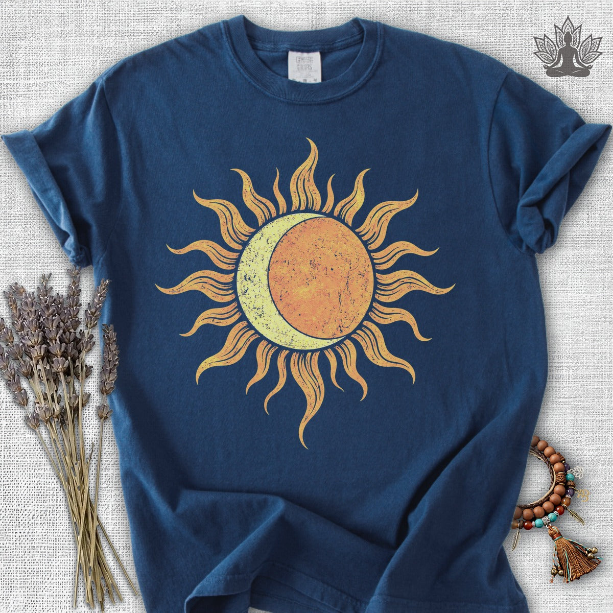 Celestial Balance Sun & Moon Boho Comfort Colors Tee