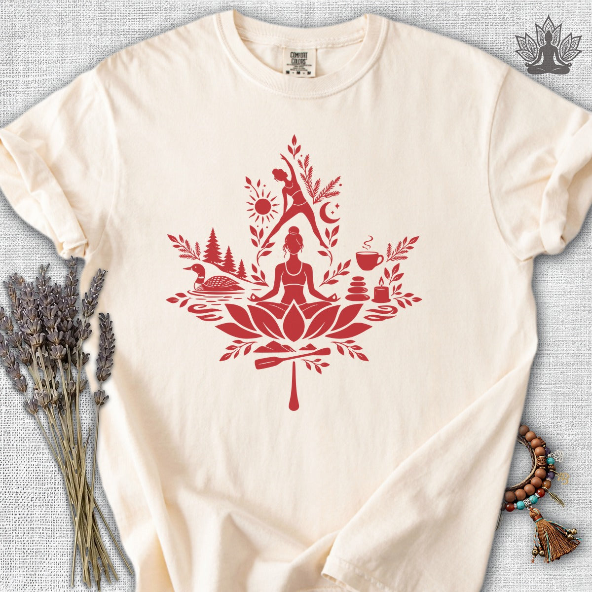 True North Zen Maple Leaf Comfort Colors Tee