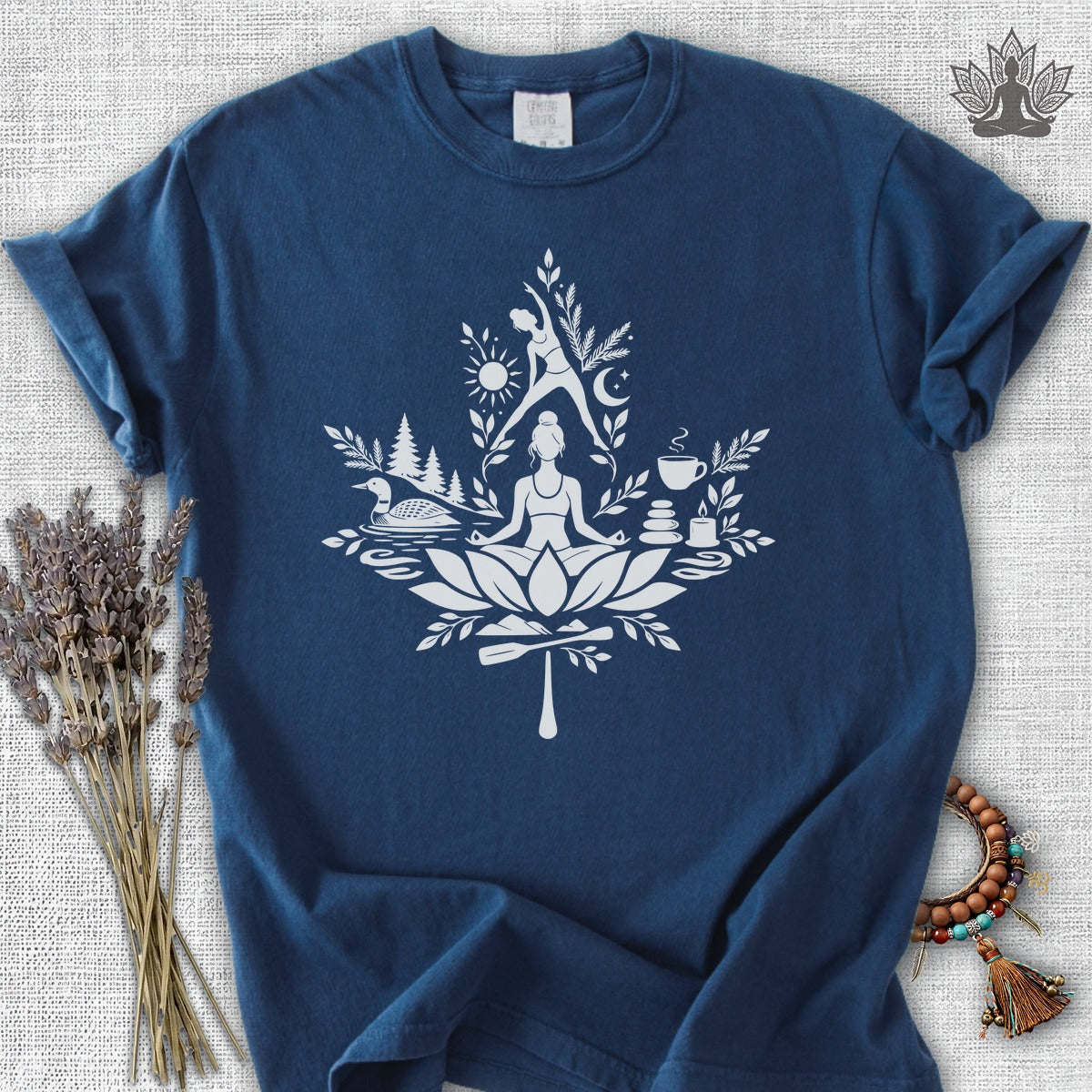 True North Zen Maple Leaf Comfort Colors Tee