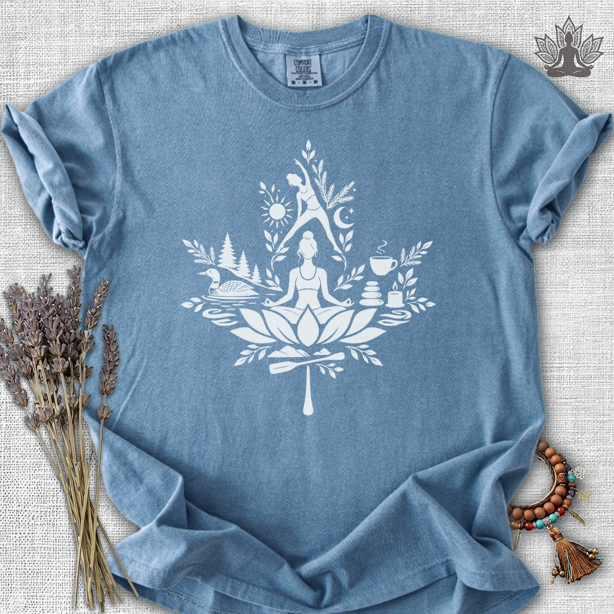 True North Zen Maple Leaf Comfort Colors Tee
