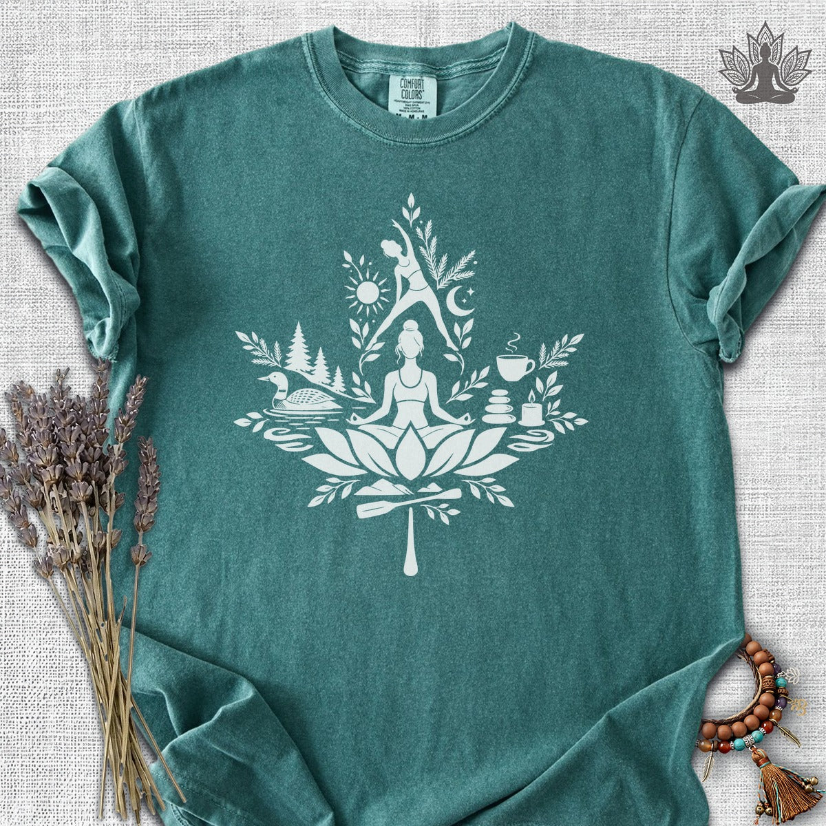 True North Zen Maple Leaf Comfort Colors Tee