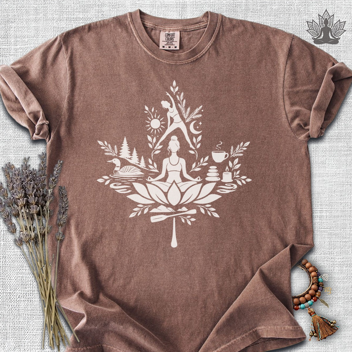 True North Zen Maple Leaf Comfort Colors Tee