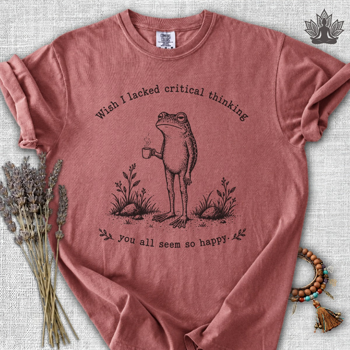 Wish I Lacked Critical Thinking Comfort Colors Tee