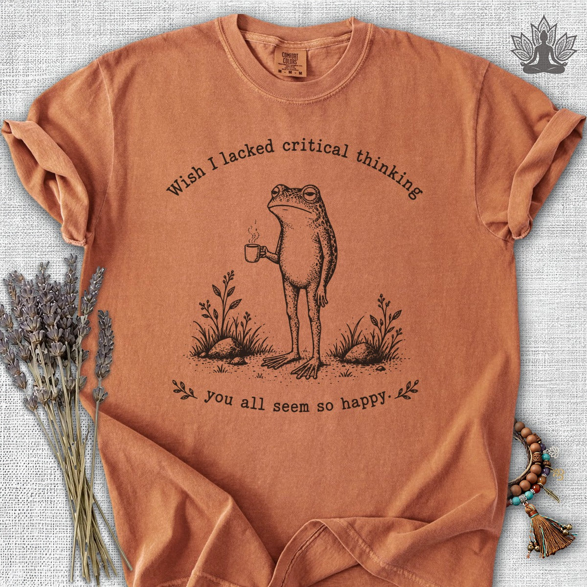 Wish I Lacked Critical Thinking Comfort Colors Tee