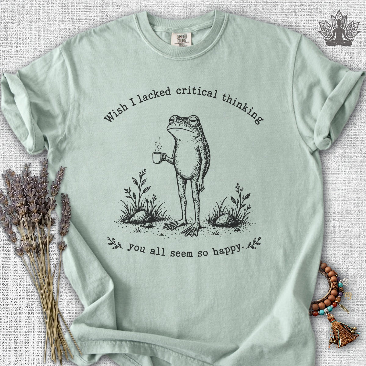 Wish I Lacked Critical Thinking Comfort Colors Tee