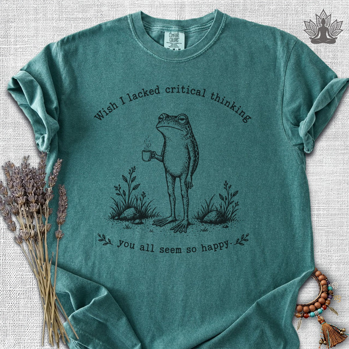 Wish I Lacked Critical Thinking Comfort Colors Tee