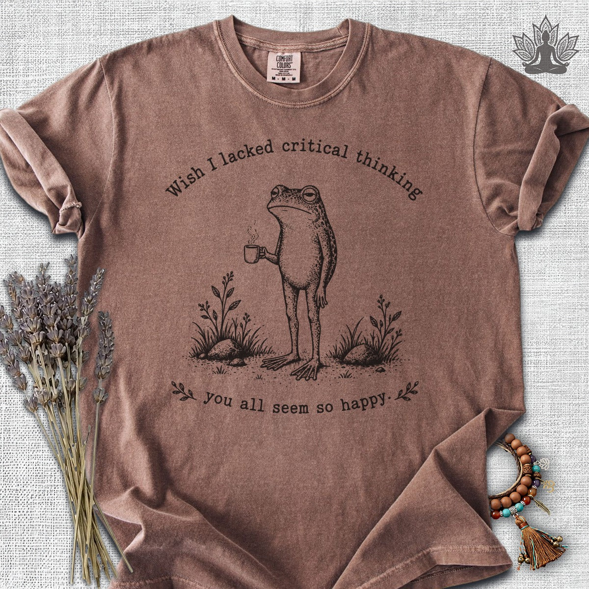 Wish I Lacked Critical Thinking Comfort Colors Tee