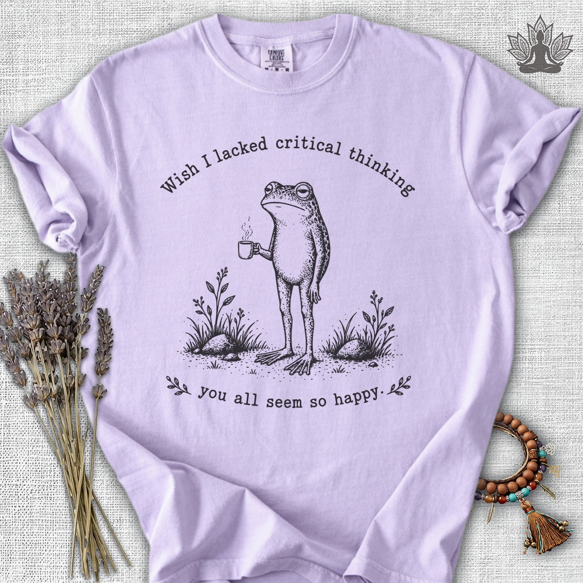 Wish I Lacked Critical Thinking Comfort Colors Tee