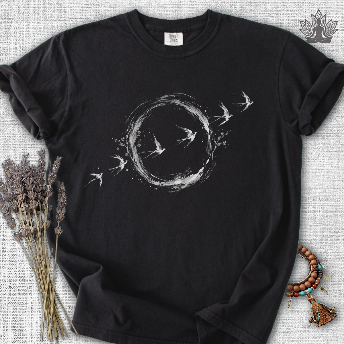 Enso Birds Series #1 Comfort Colors Tee