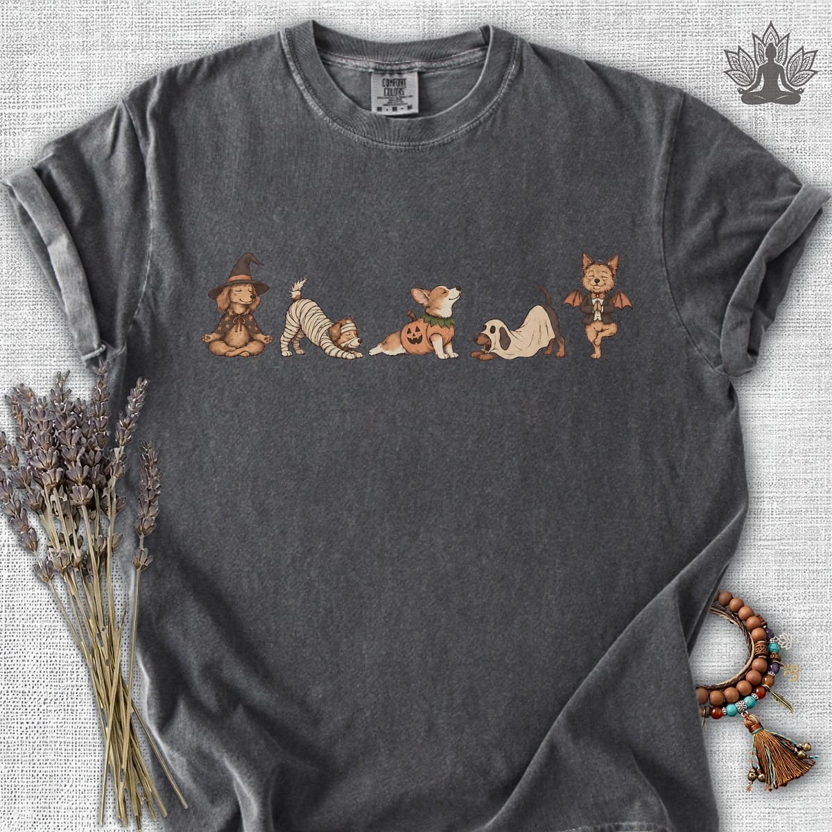The Howl-O-Ween Yogi Pack Comfort Colors Tee