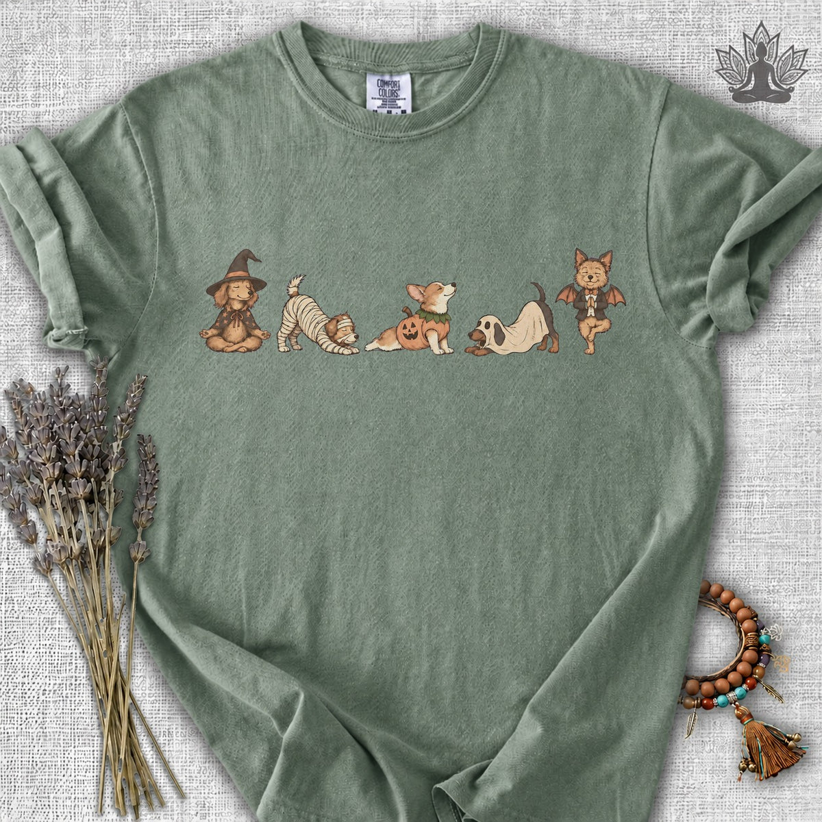 The Howl-O-Ween Yogi Pack Comfort Colors Tee