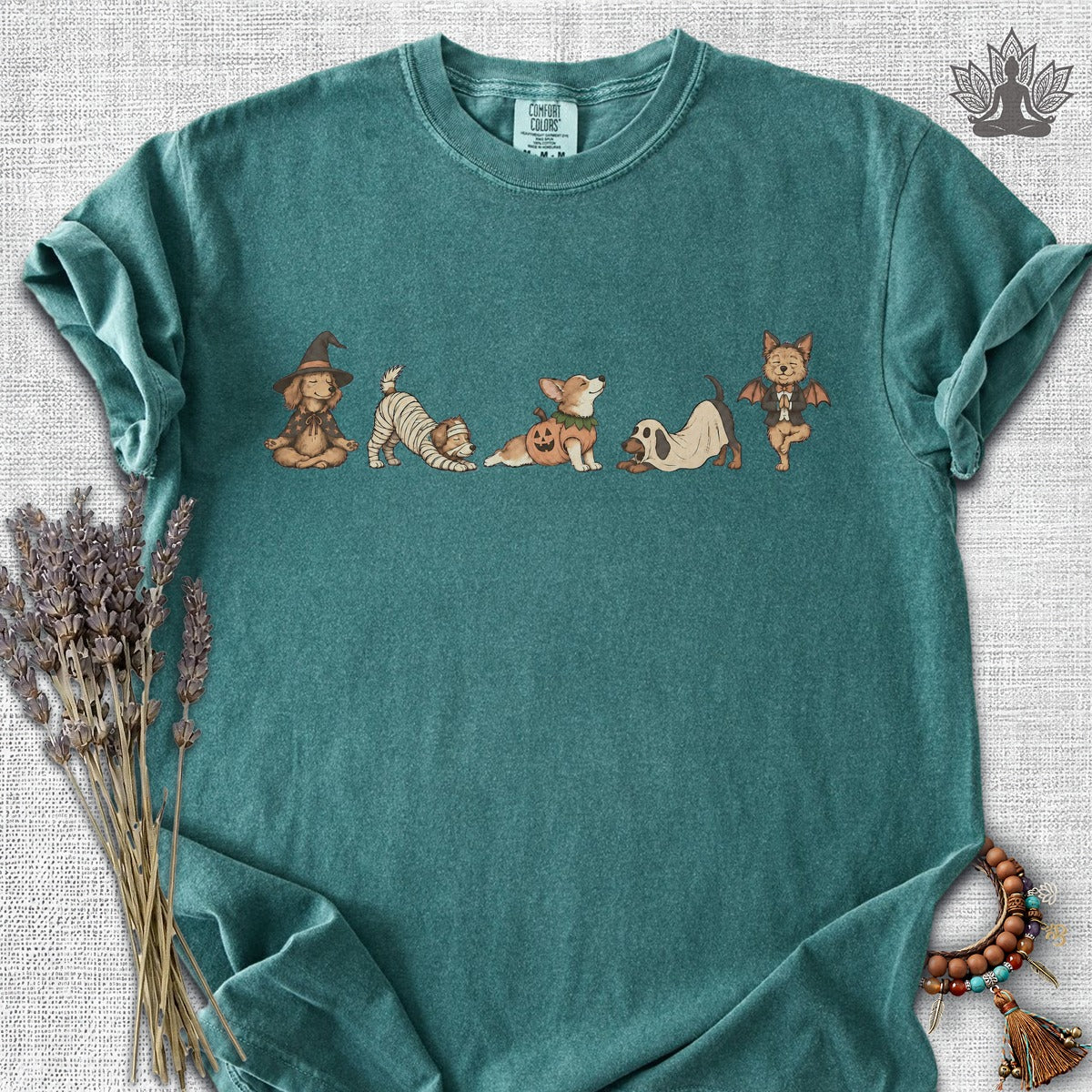 The Howl-O-Ween Yogi Pack Comfort Colors Tee