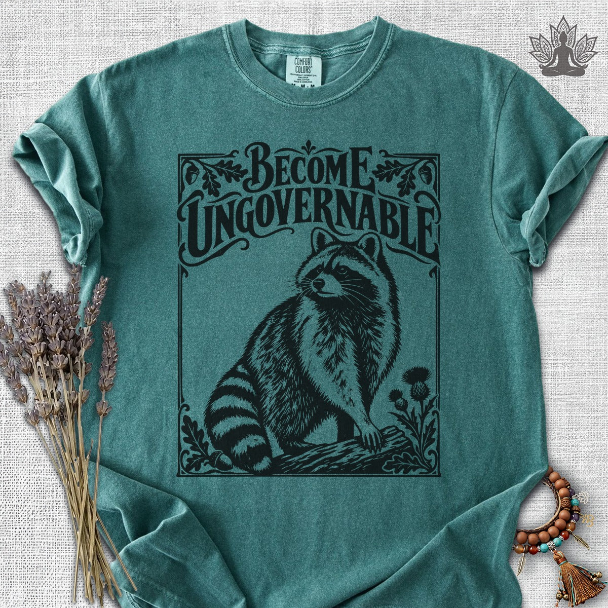 Become Ungovernable Racoon Comfort Colors Tee