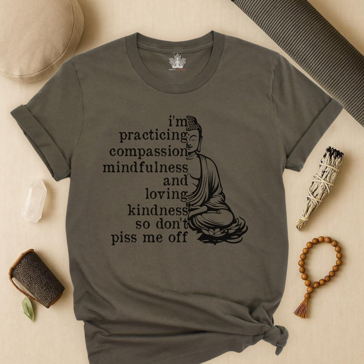 Practicing Compassion, Mindfulness & Loving Kindness Tee