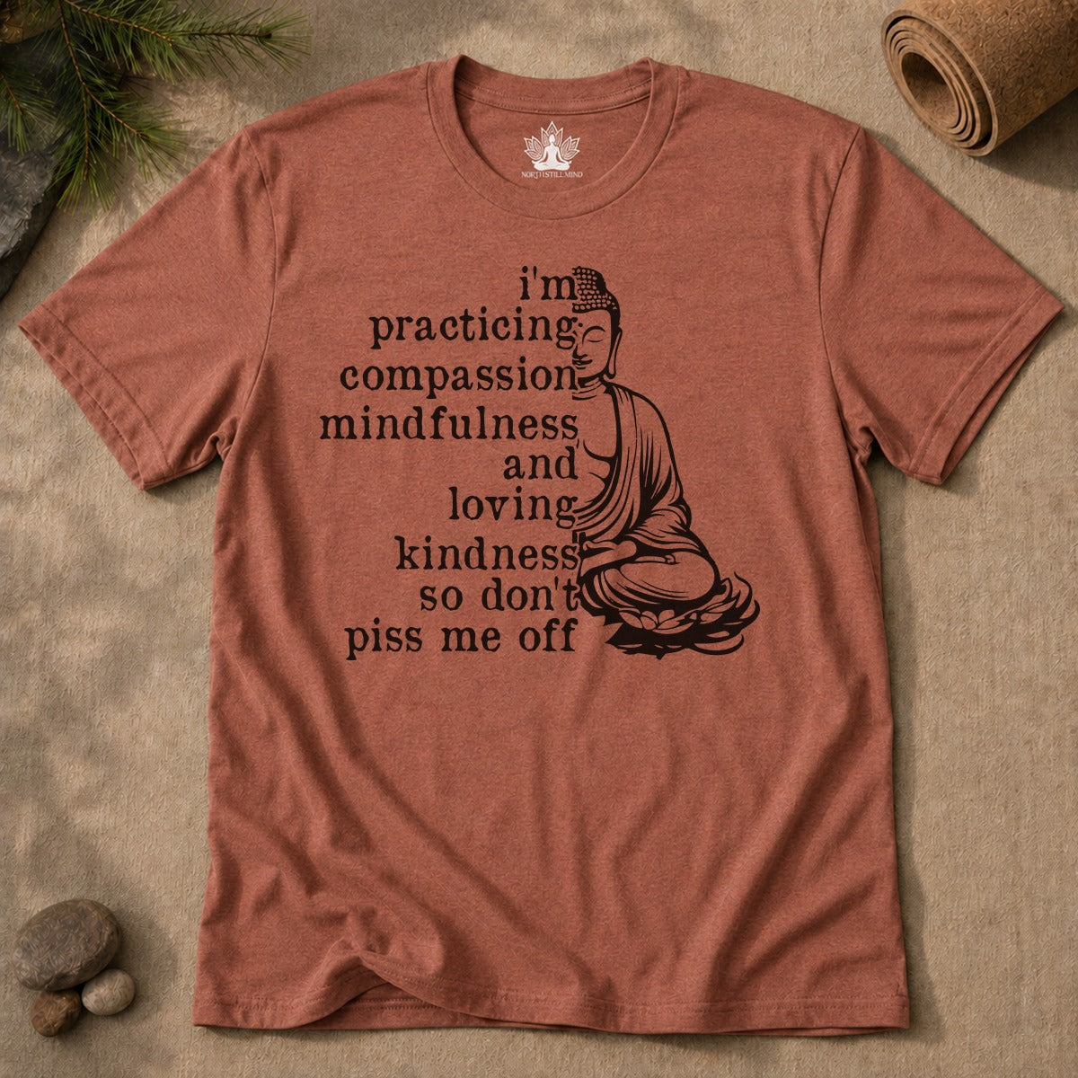 Practicing Compassion, Mindfulness & Loving Kindness Men Tee