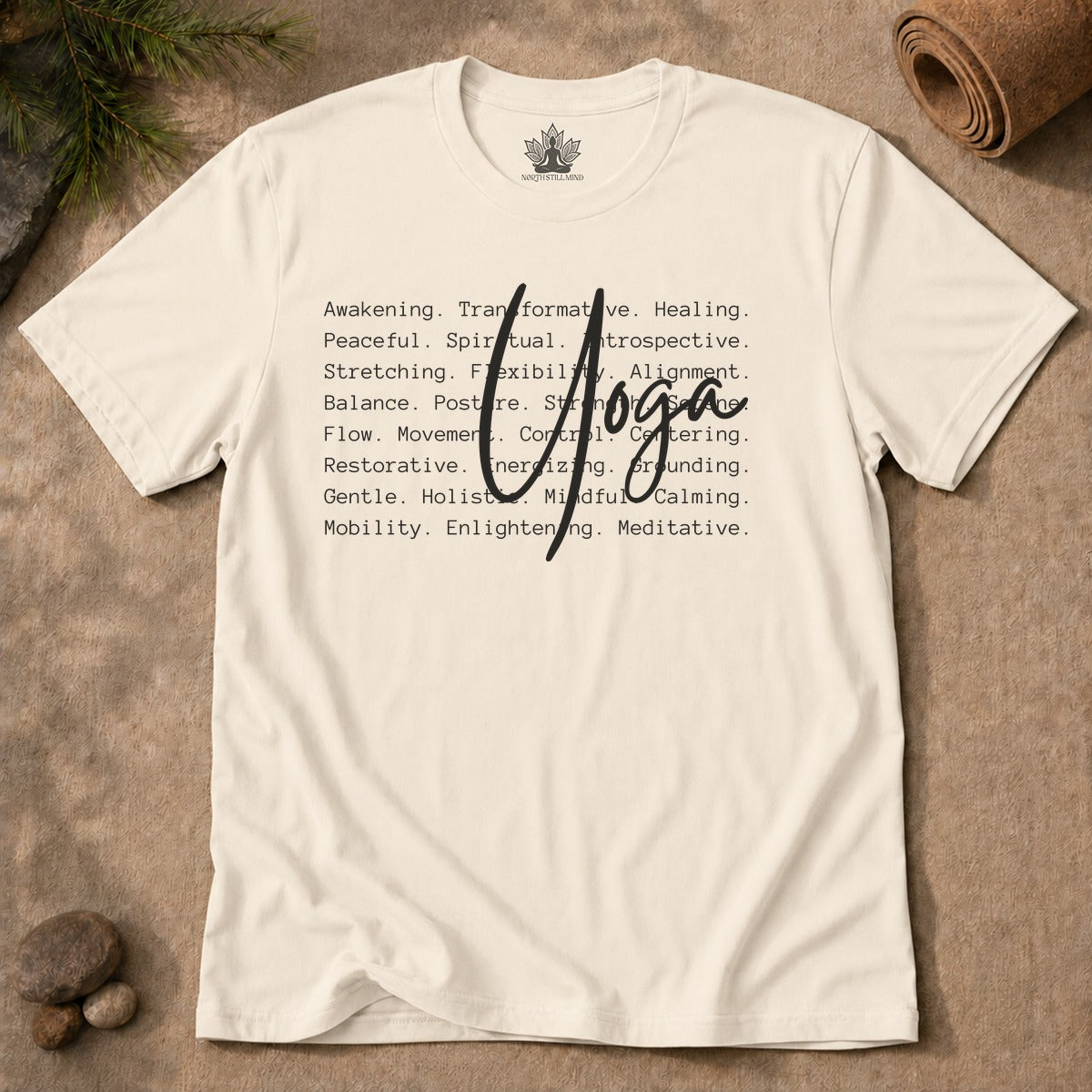 The Language of Yoga Men Tee