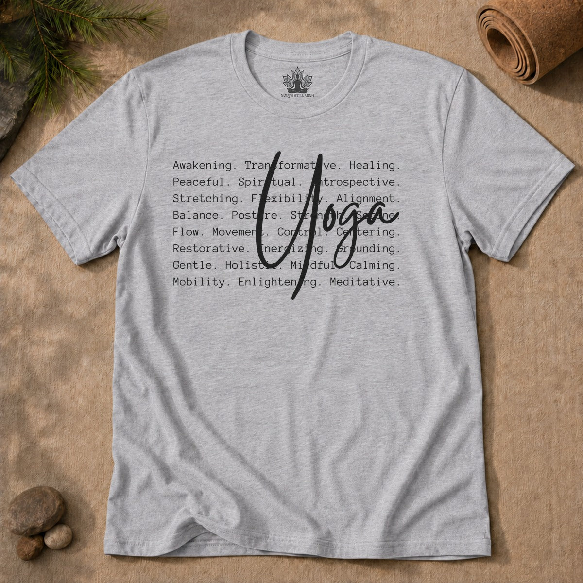 The Language of Yoga Men Tee