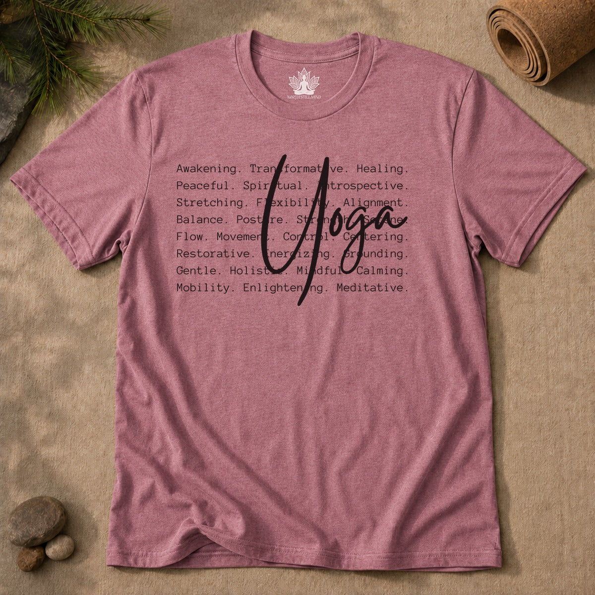 The Language of Yoga Men Tee