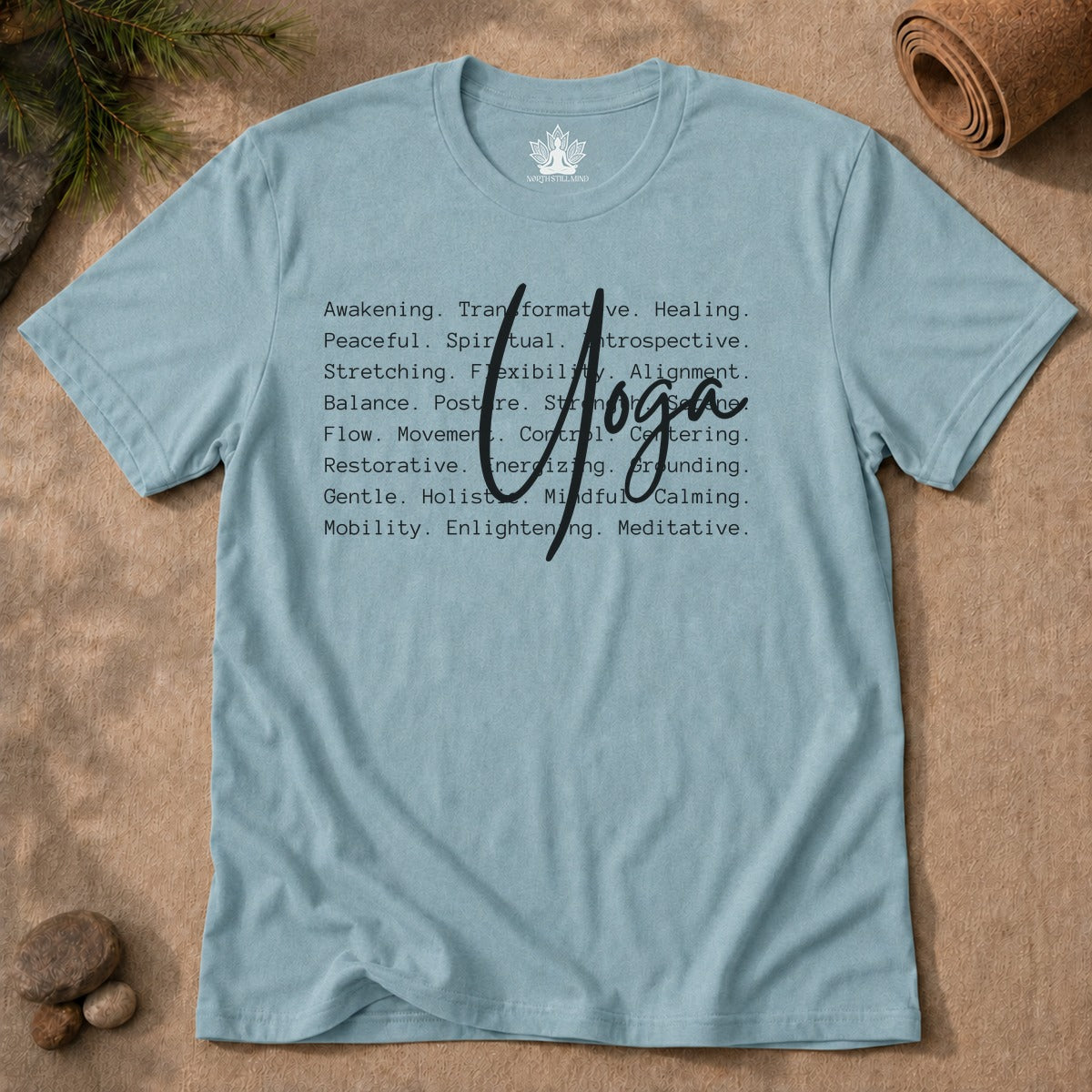 The Language of Yoga Men Tee
