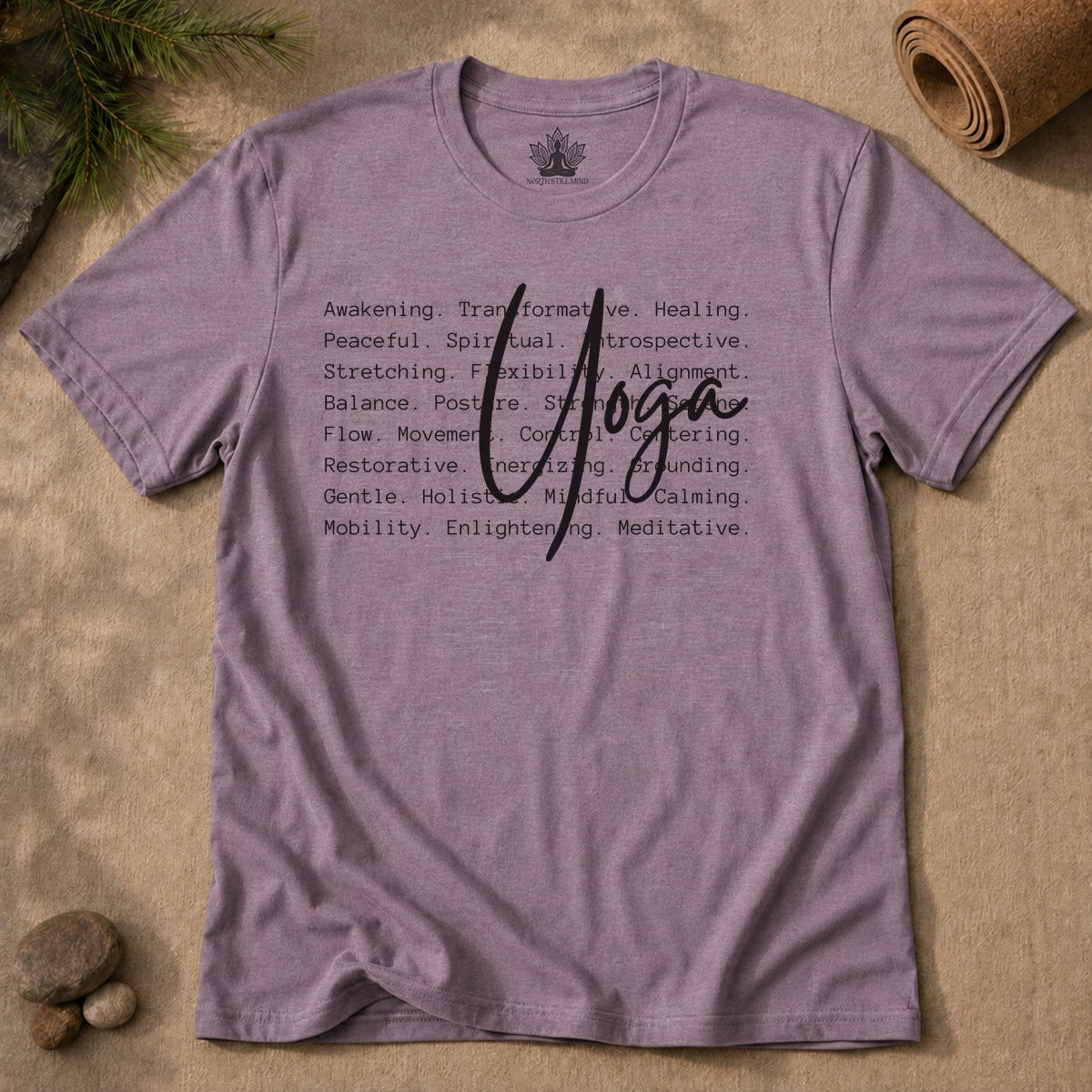 The Language of Yoga Men Tee