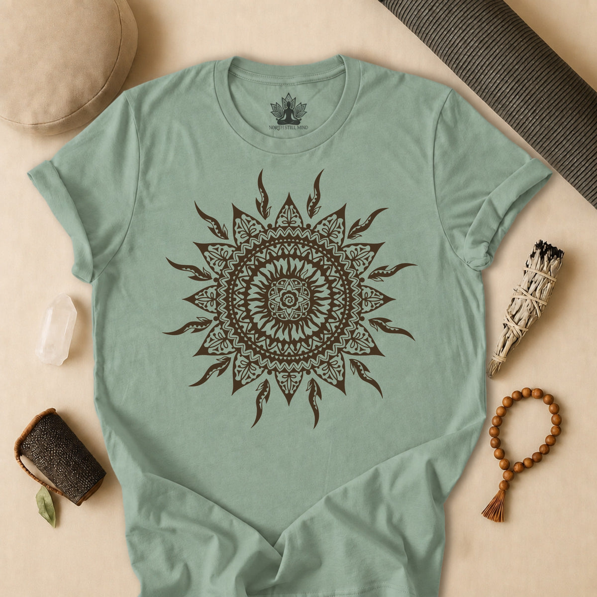 Sun Mandala Boho Tee