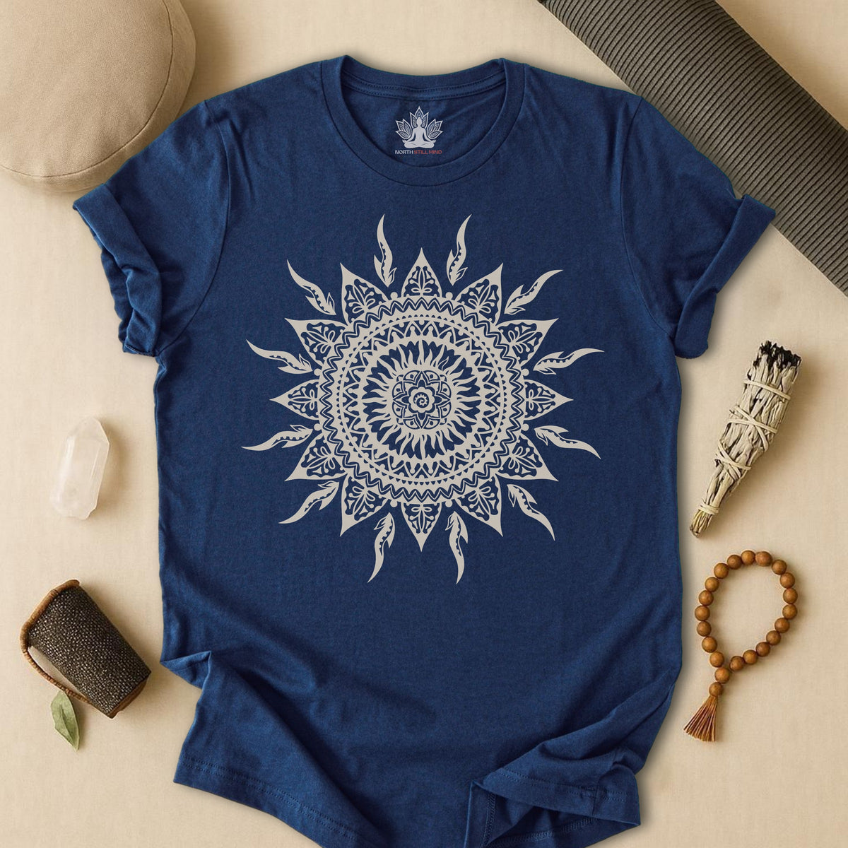 Sun Mandala Boho Tee