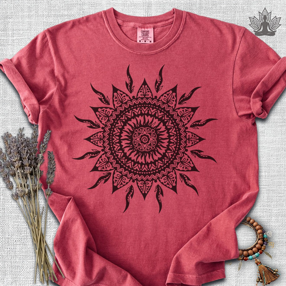 Sun Mandala Boho Comfort Colors® Tee