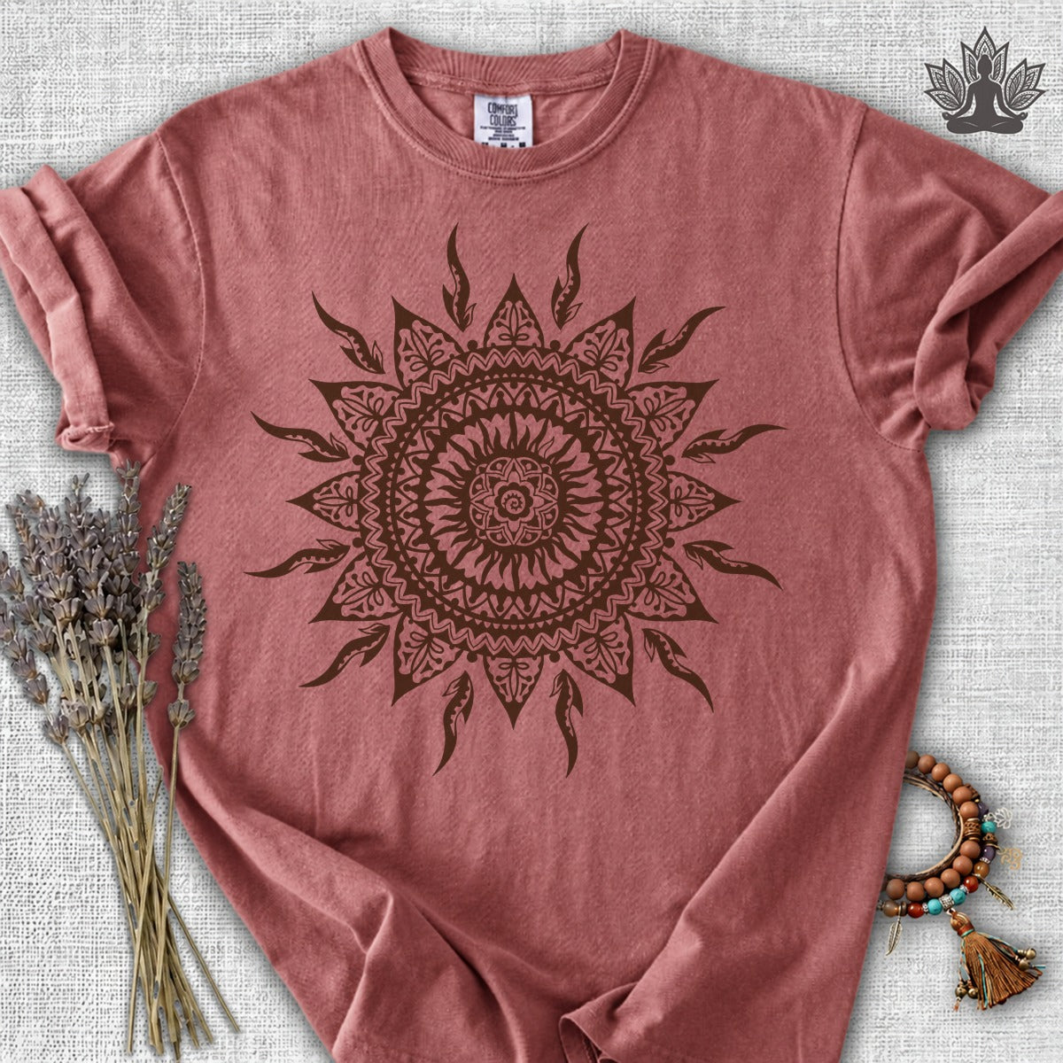 Sun Mandala Boho Comfort Colors® Tee