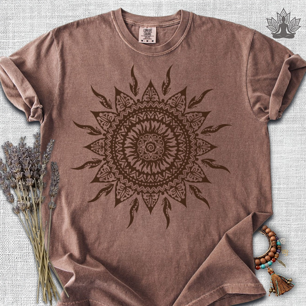 Sun Mandala Boho Comfort Colors® Tee