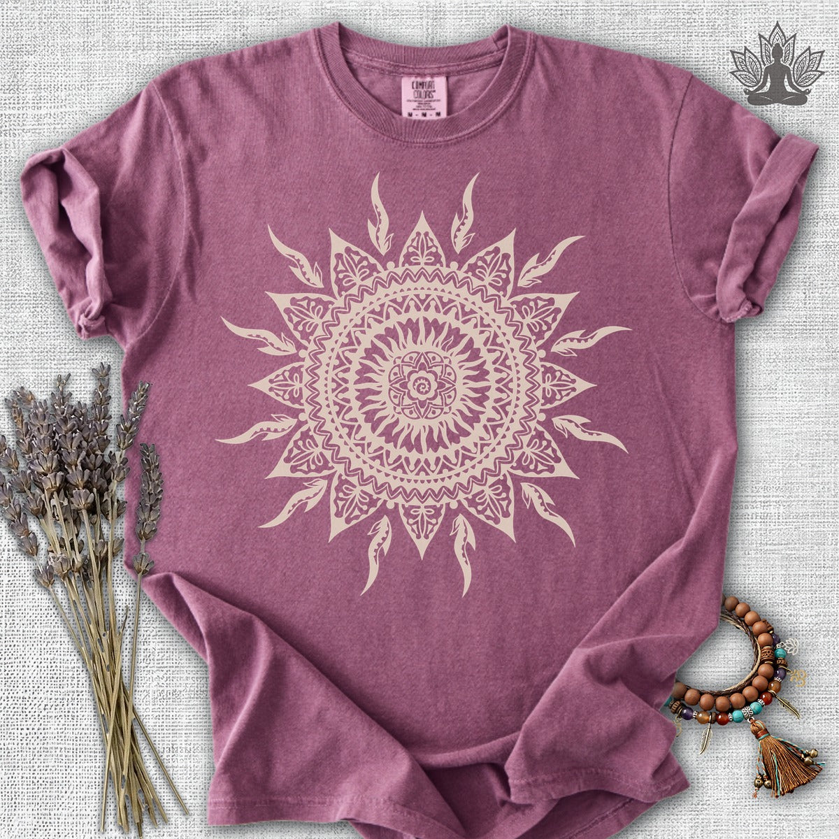 Sun Mandala Boho Comfort Colors® Tee