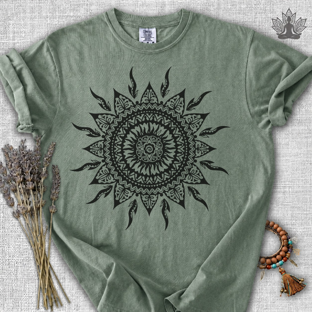 Sun Mandala Boho Comfort Colors® Tee