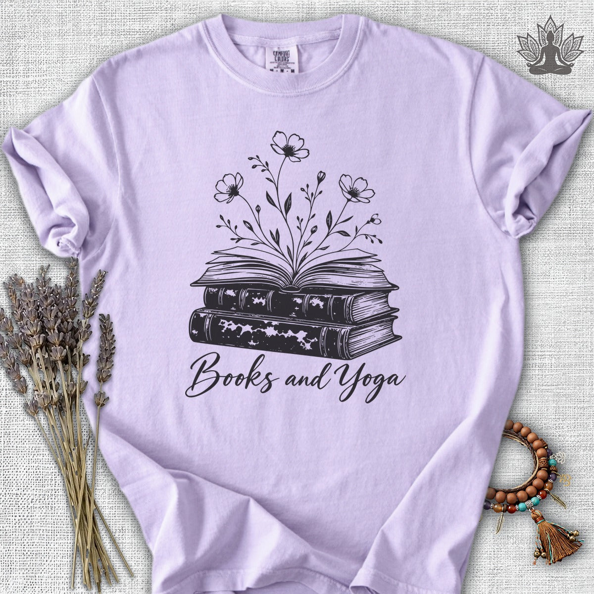 Books & Yoga Comfort Colors® Tee