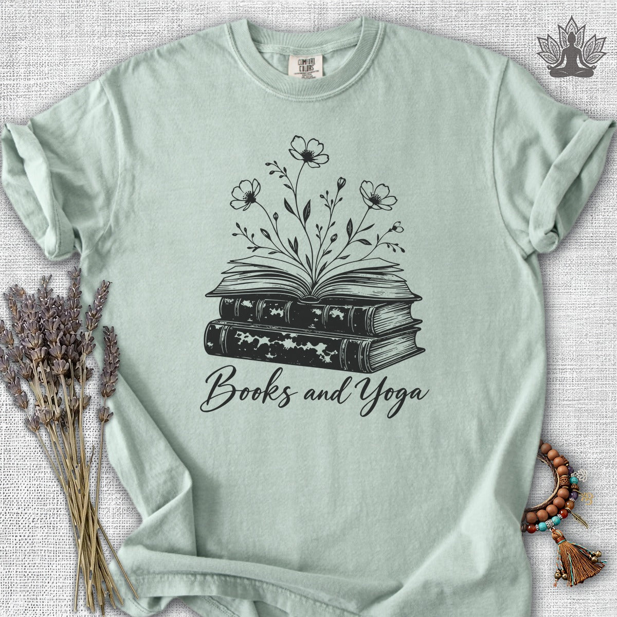 Books & Yoga Comfort Colors® Tee