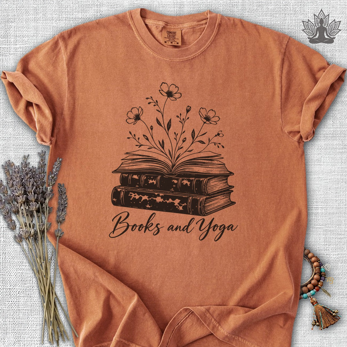 Books & Yoga Comfort Colors® Tee