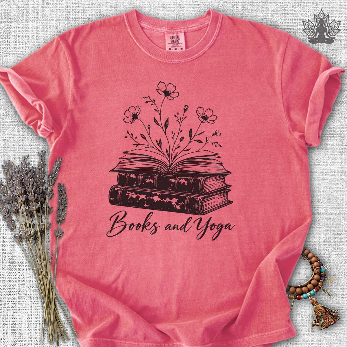 Books & Yoga Comfort Colors® Tee