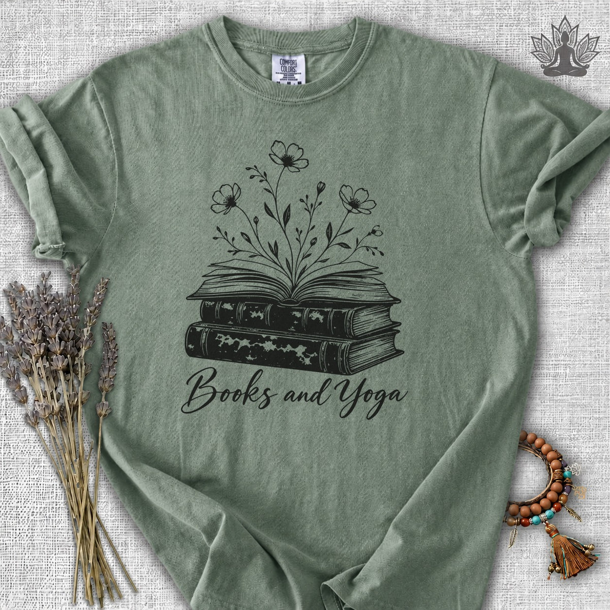 Books & Yoga Comfort Colors® Tee