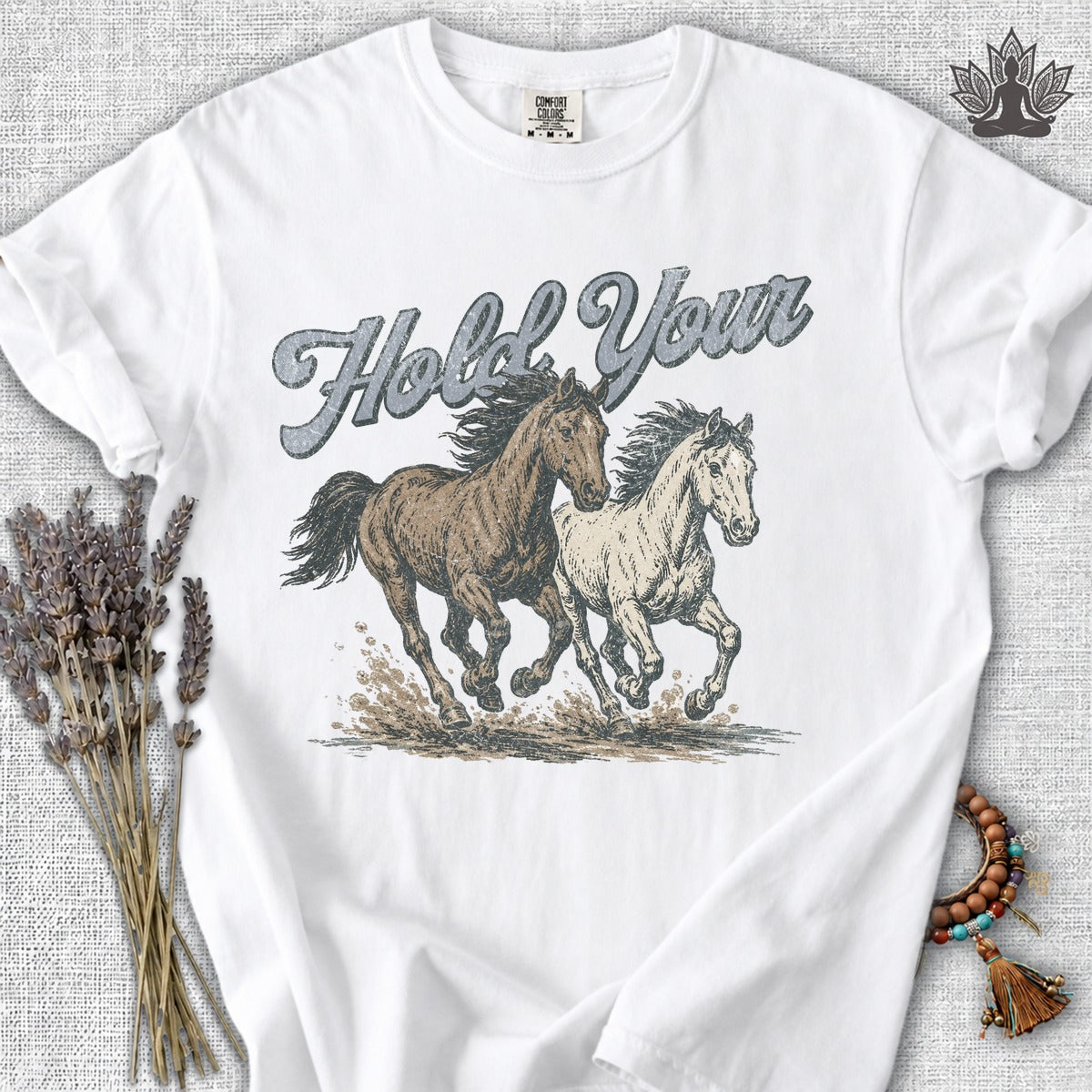 Hold Your Horses Retro Comfort Colors® Tee