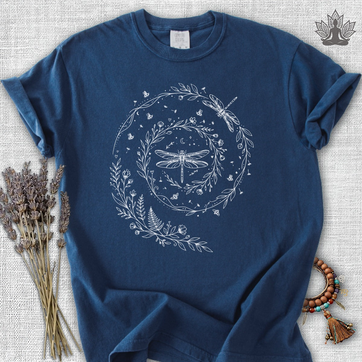 Flow Like The Wind Dragonflies & Bees  Comfort Colors® Tee