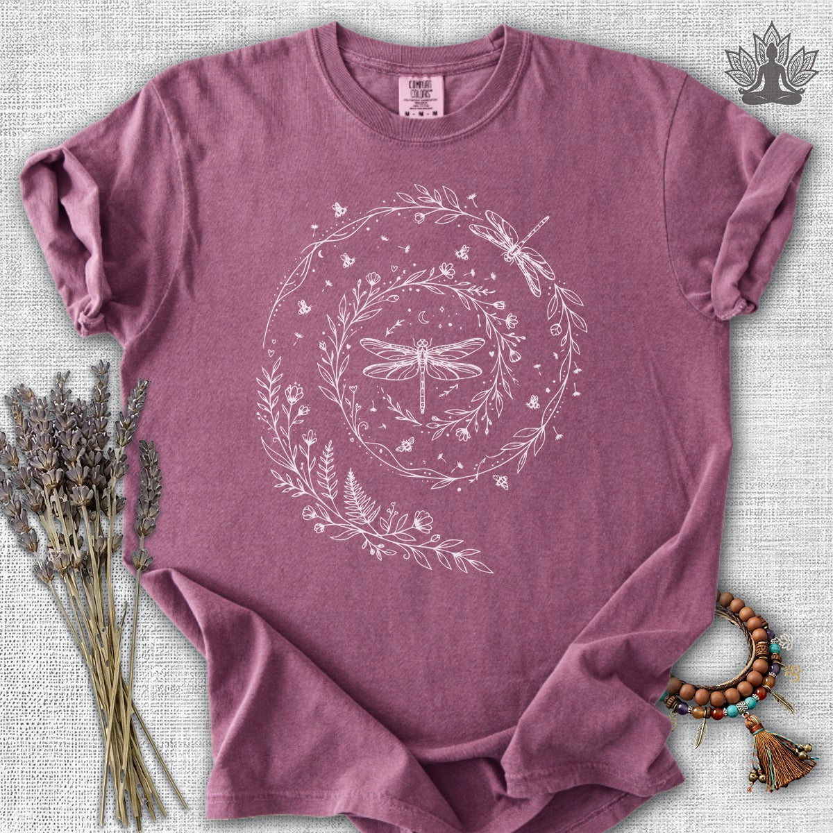 Flow Like The Wind Dragonflies & Bees  Comfort Colors® Tee