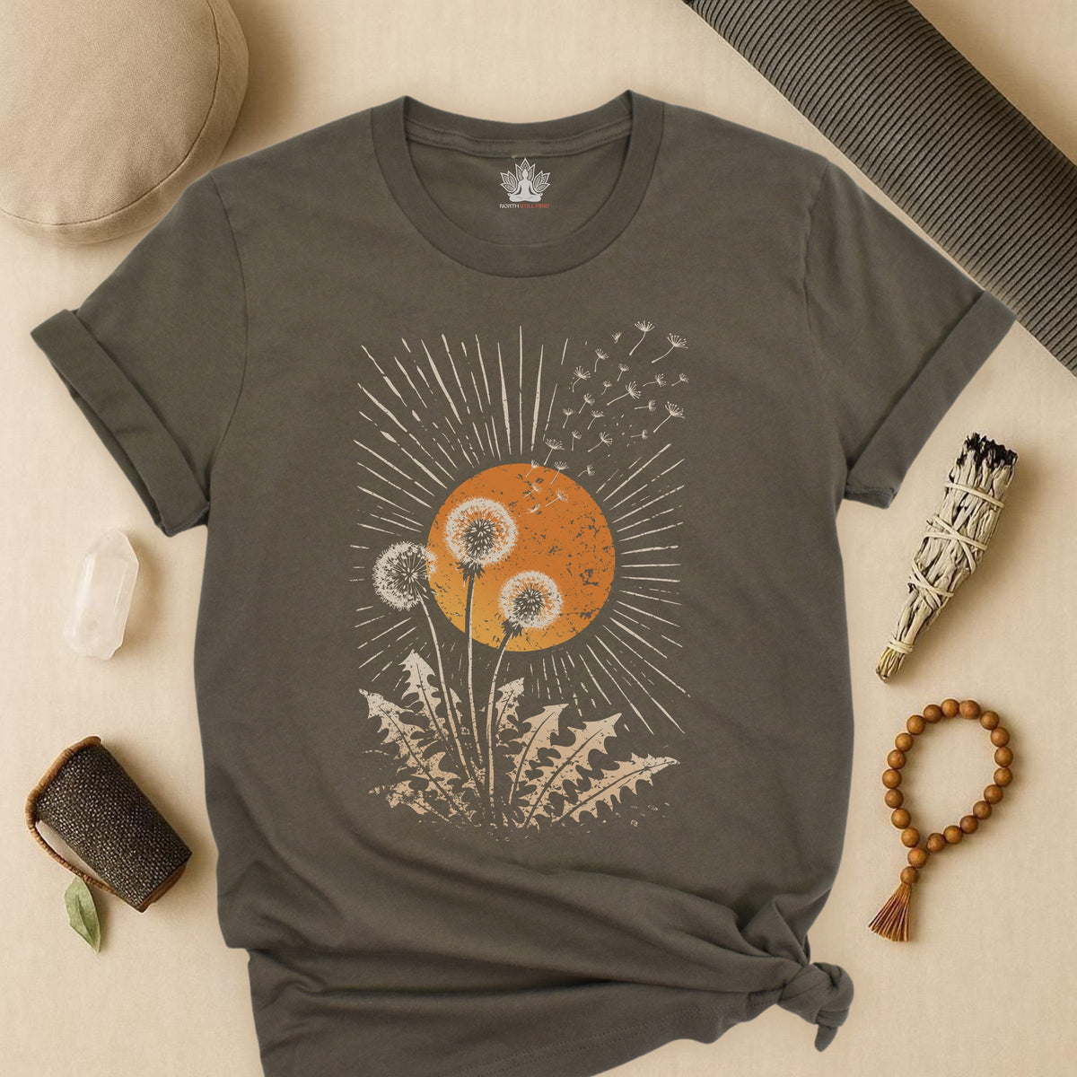 Wishes in the Wind Dandelion Tee