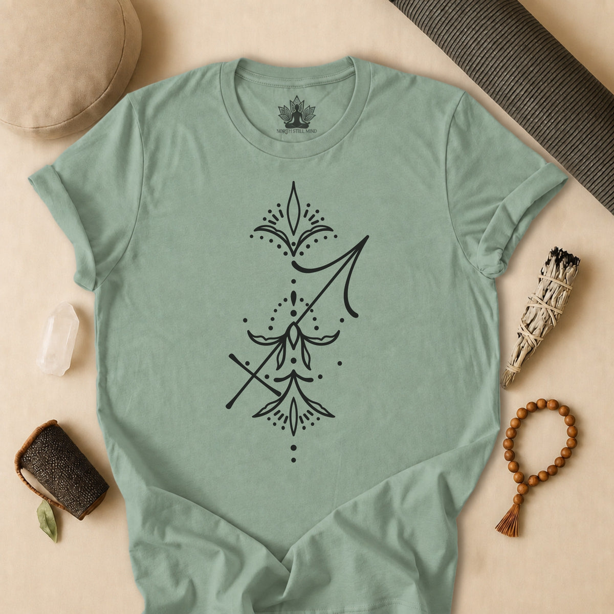 Boho Zodiac Signs Series Sagittarius Tee