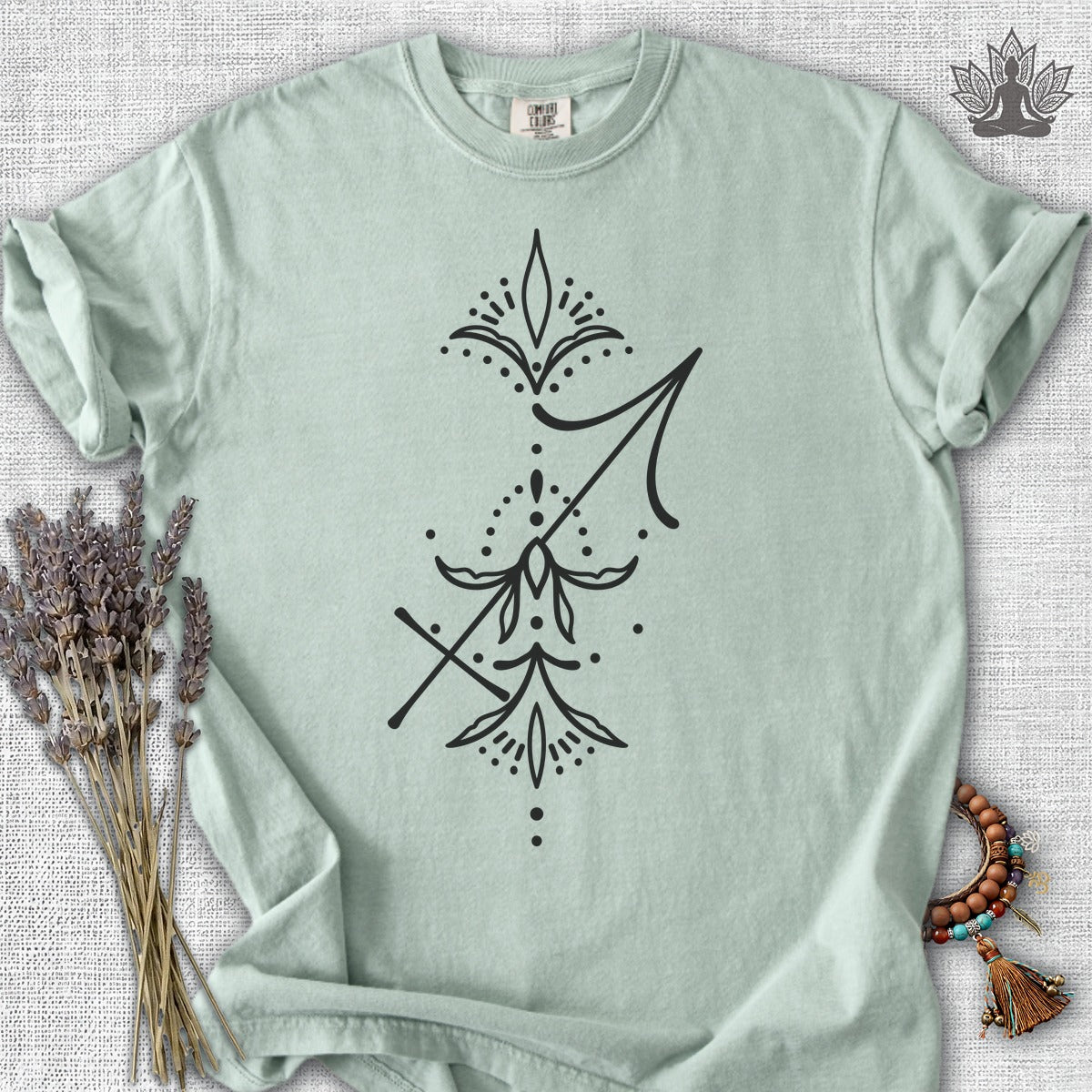 Boho Zodiac Signs Series Sagittarius Comfort Colors® Tee